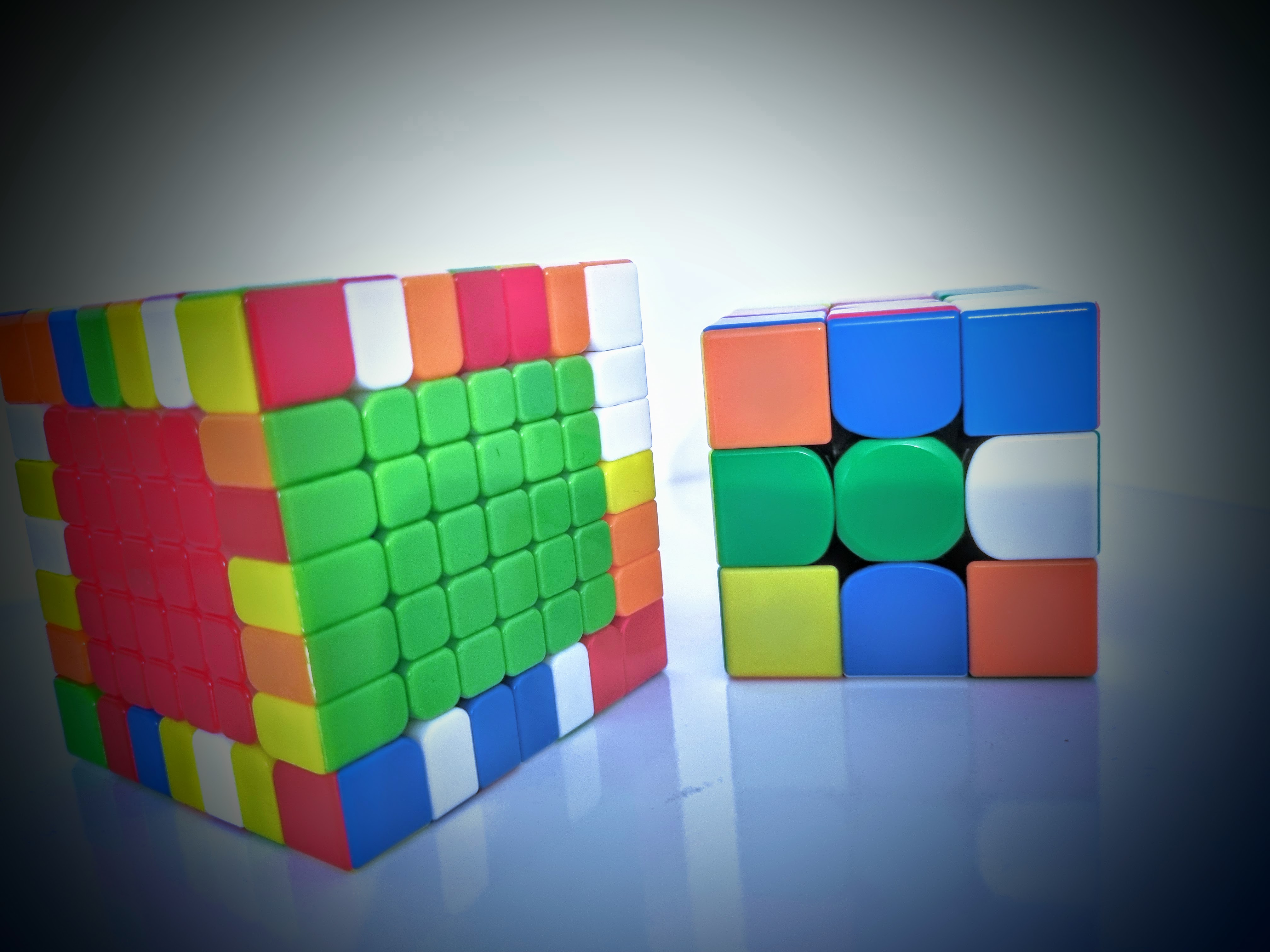 these are mine. i got the speed one because i wanted to get sub-90s solve times, and by golly i did that one time.