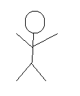 stick person doing star jumps
